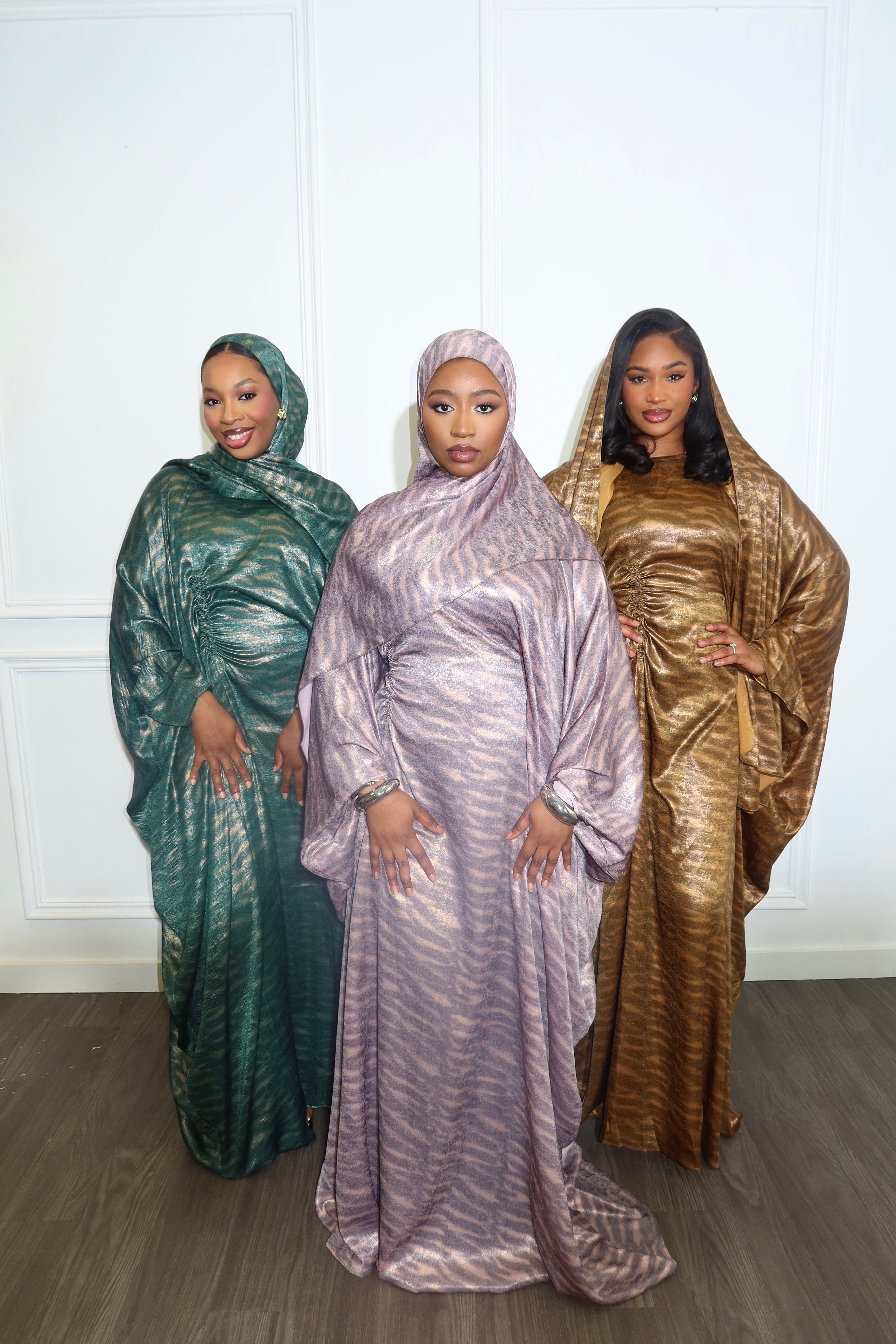 Metallic Butterfly Abaya